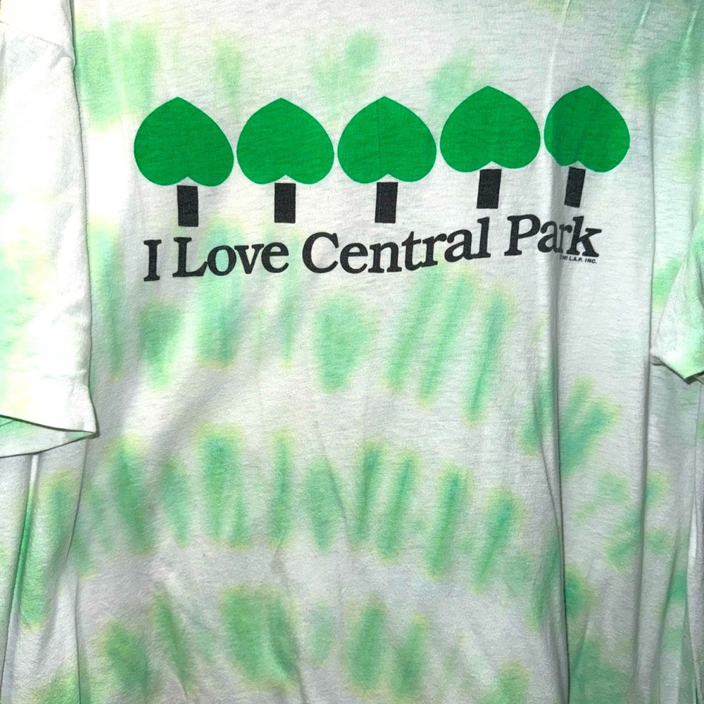 I Love Central Park 1981 vintage